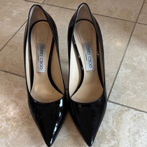 Jimmy Choo Glossy Black Heels